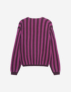  STRIPED COMFORT CARDIGAN