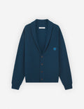  BOLD FOX HEAD PATCH COMFORT RIBBED CARDIGAN