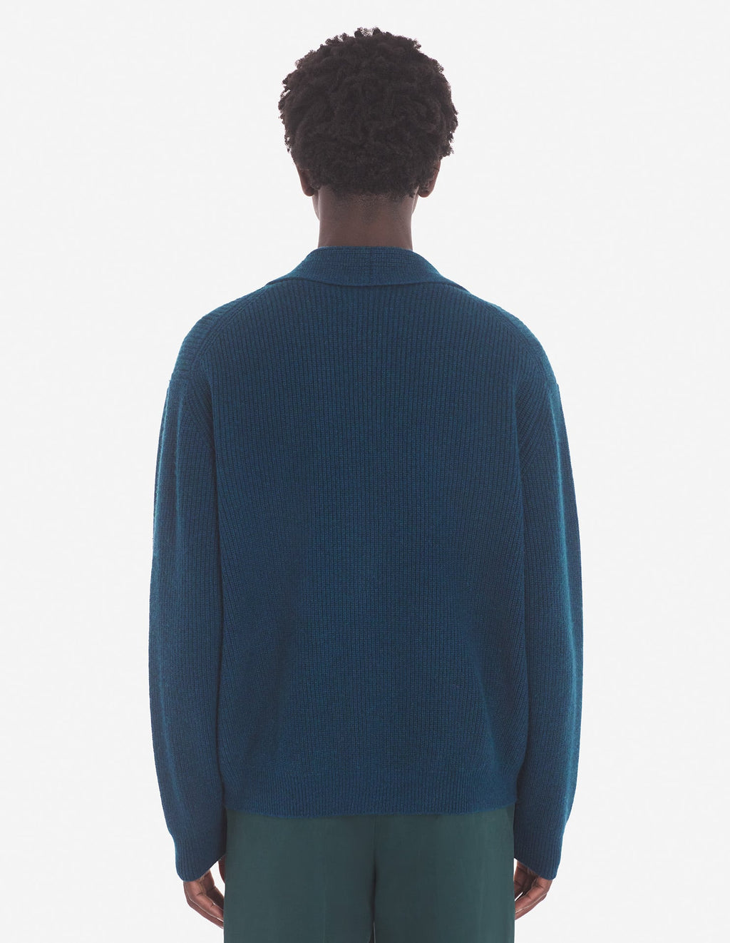  BOLD FOX HEAD PATCH COMFORT RIBBED CARDIGAN