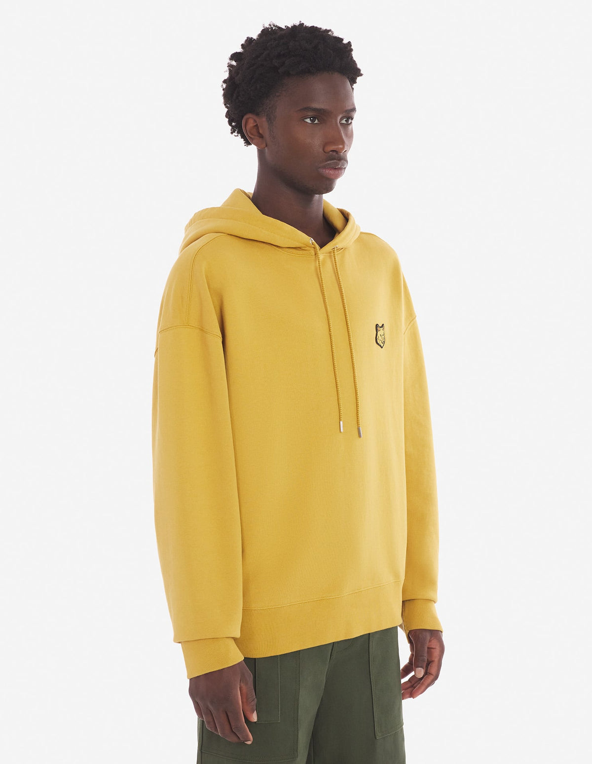  BOLD FOX HEAD PATCH OVERSIZE HOODIE