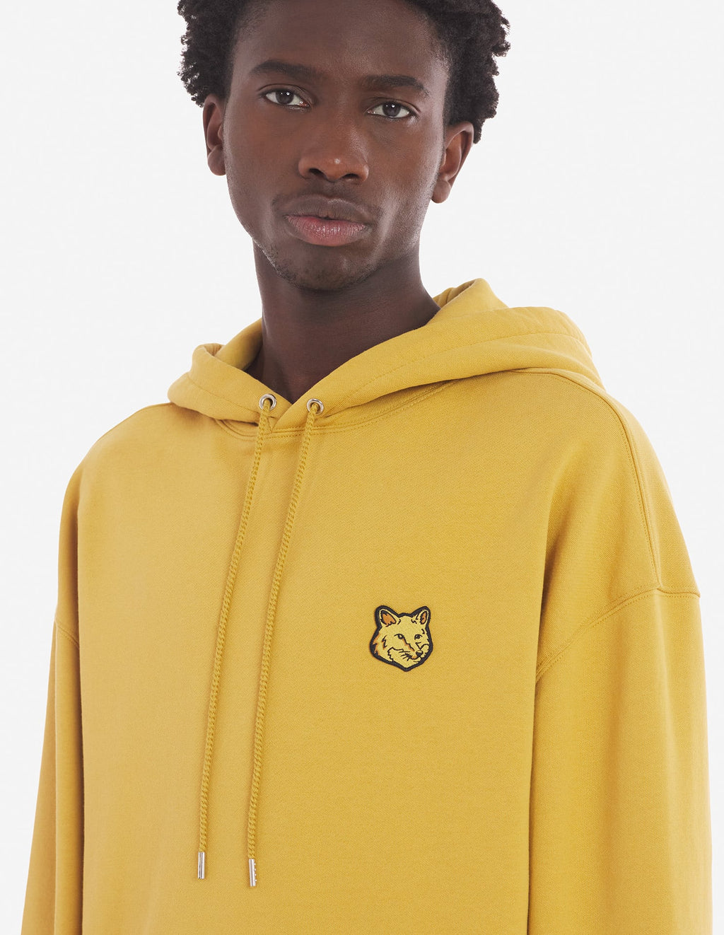  BOLD FOX HEAD PATCH OVERSIZE HOODIE