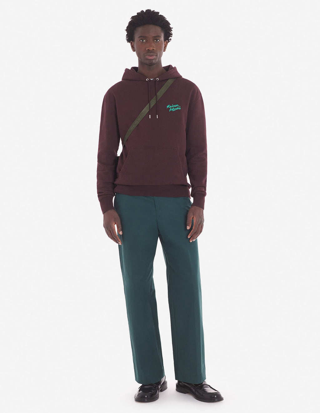  MAISON KITSUNE HANDWRITING REGULAR HOODIE