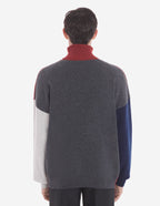  FOX HEAD INTARSIA COMFORT HIGH NECK JUMPER IN COLO