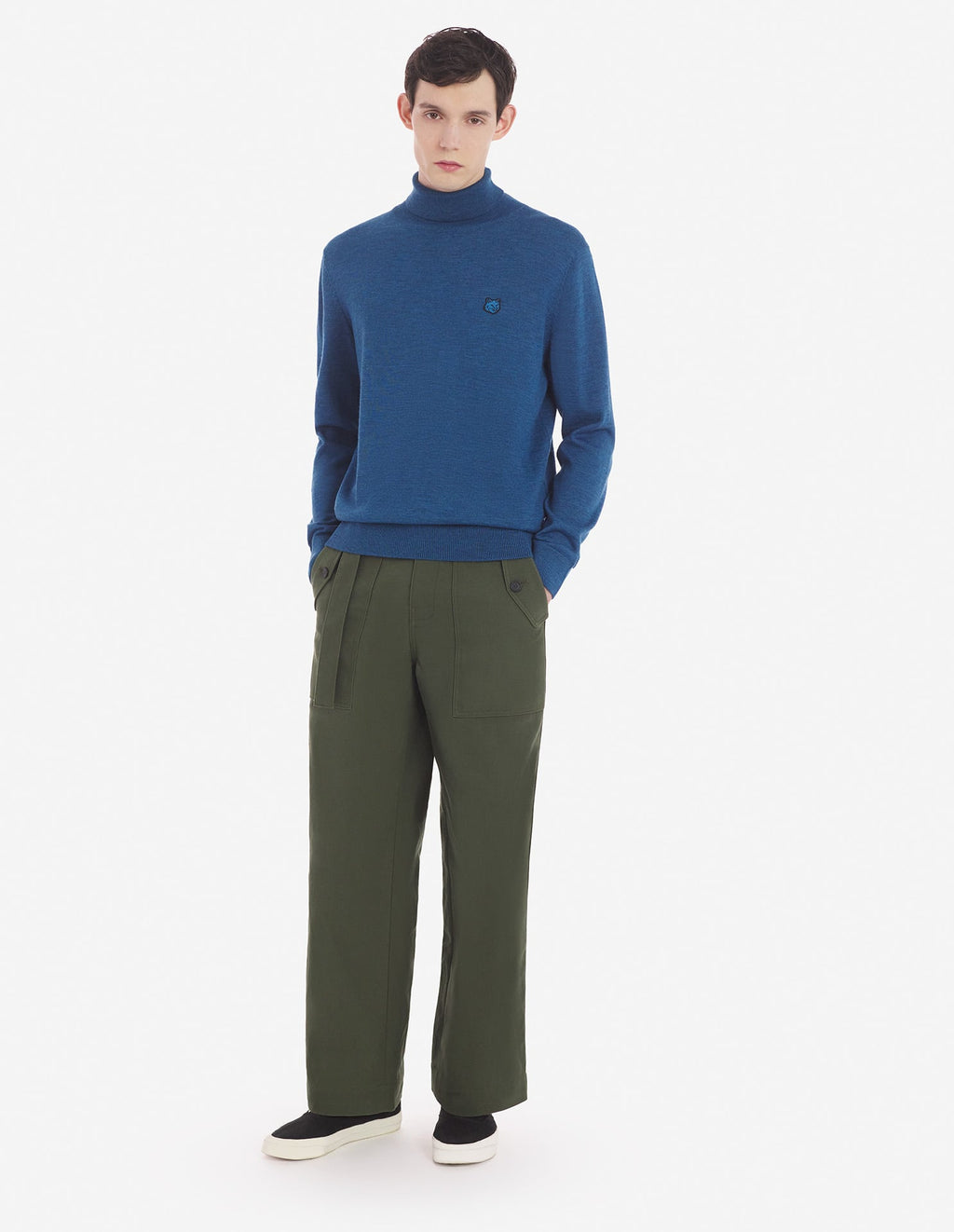  BOLD FOX HEAD PATCH REGULAR TURTLENECK 