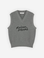  MAISON KITSUNE HANDWRITING OVERSIZE VEST