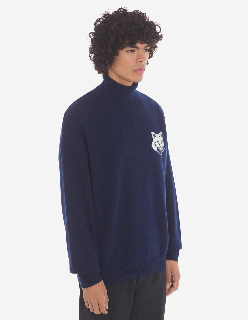  FOX HEAD INTARSIA COMFORT HIGH NECK JUMPER