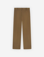 WIDE LEG CHINO PANTS IN COTTON WITH LOGO HANDWRITING