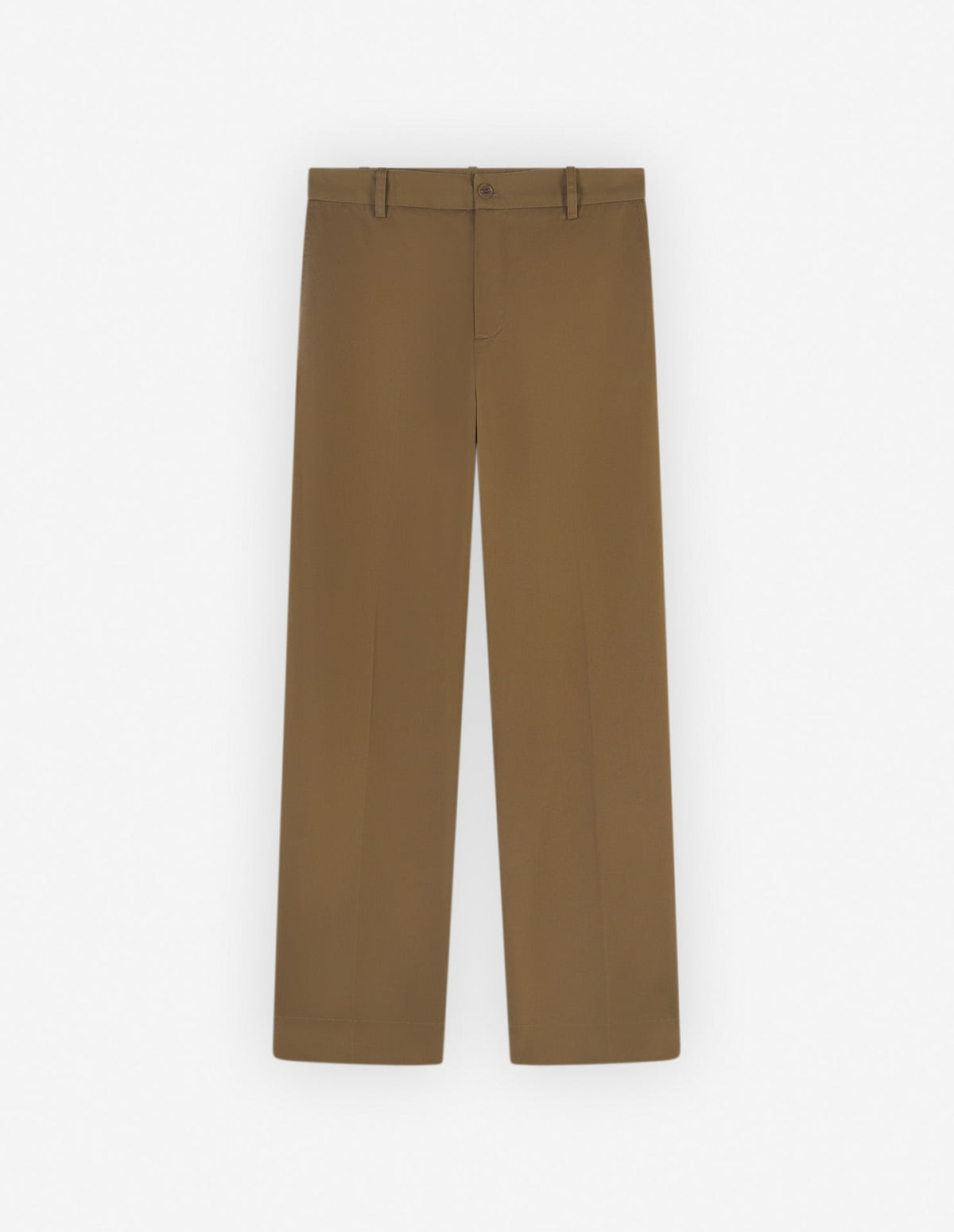  WIDE LEG CHINO PANTS IN COTTON WITH LOGO HANDWRITING
