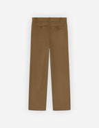  WIDE LEG CHINO PANTS IN COTTON WITH LOGO HANDWRITING