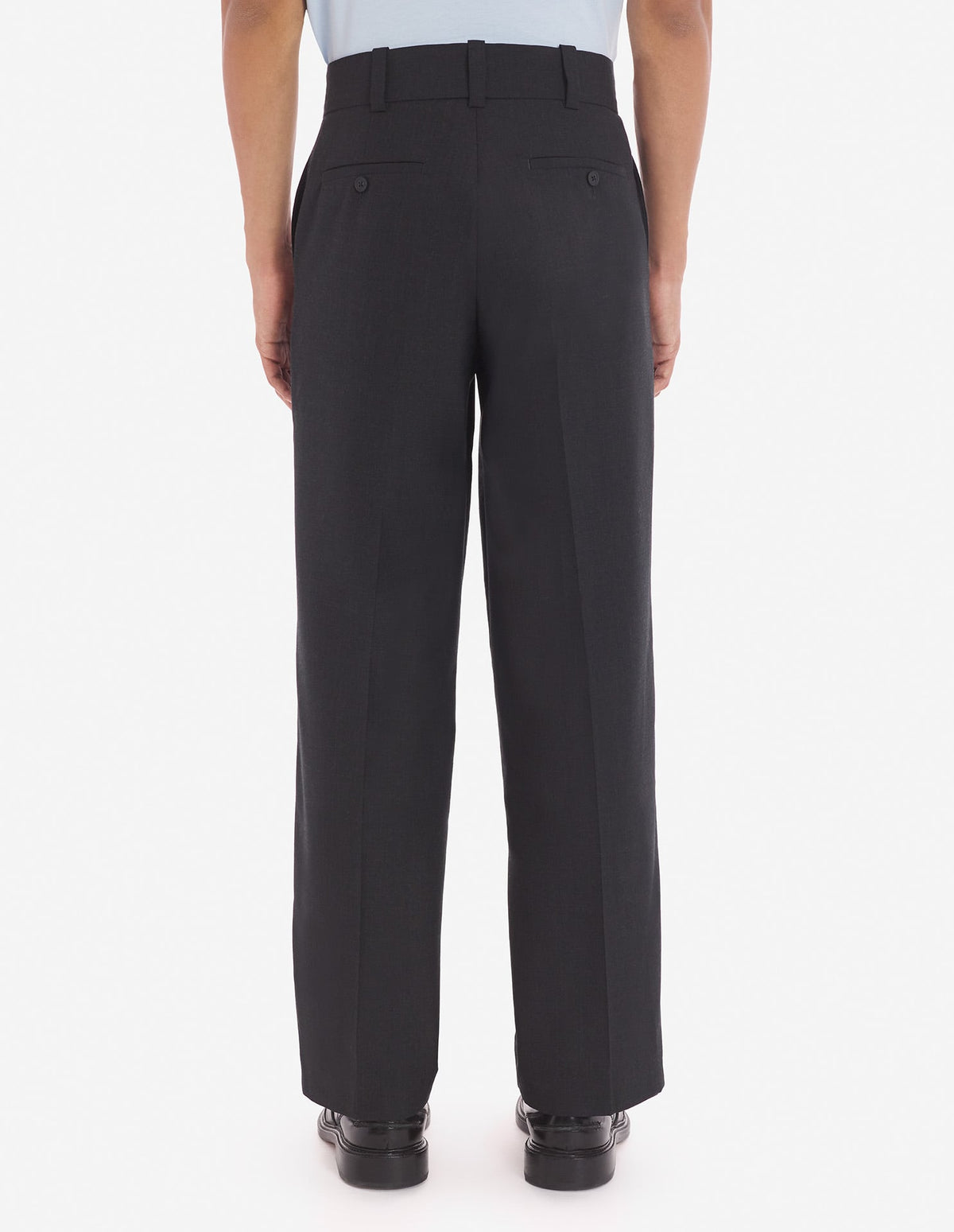  TAILORED PANTS IN TEXTURISED FLUID TECHNICAL WOOL