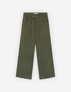  WORKWEAR PANTS IN COTTON TWILL WITH LOGO HANDWRITING