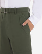  WORKWEAR PANTS IN COTTON TWILL WITH LOGO HANDWRITING