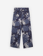  WORKWEAR PANTS IN BOUQUET CAMEO PRINTED COTTON DRI