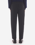 CITY PANTS IN CRISPY NYLON WITH BOLD FOX HEAD PATCH
