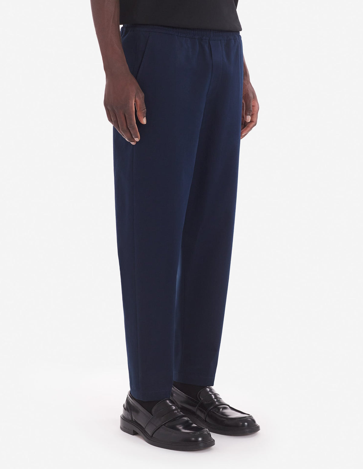  CITY PANTS IN COTTON GABARDINE WITH BOLD FOX HEAD PATCH