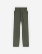  CASUAL STRAIGHT LEG PANTS IN CRISPY NYLON WITH BOLD FOX HEAD PATCH