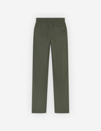  CASUAL STRAIGHT LEG PANTS IN CRISPY NYLON WITH BOLD FOX HEAD PATCH