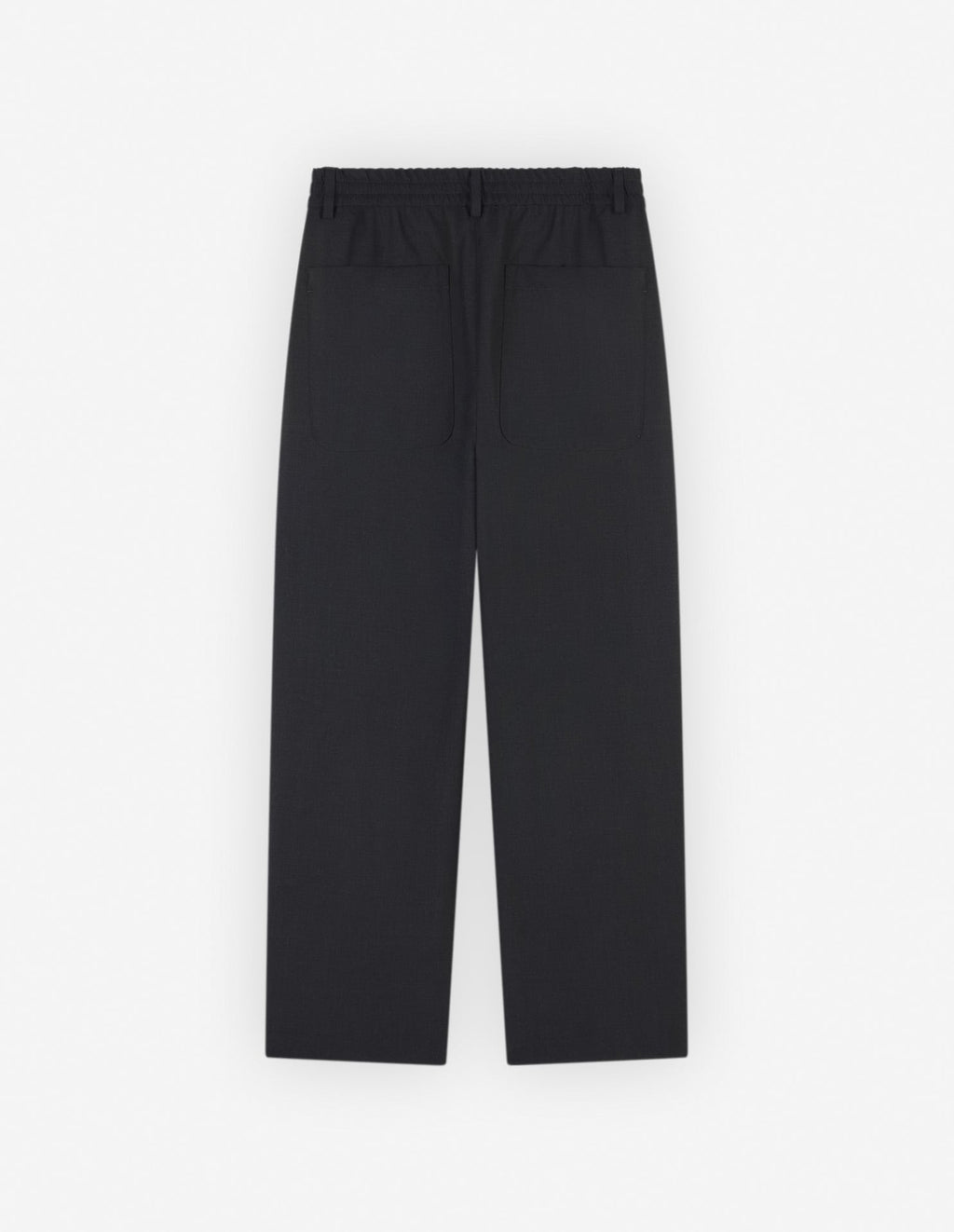  CROPPED PLEATED TAILORED PANTS IN LIGHT TECHNICAL WOOL 