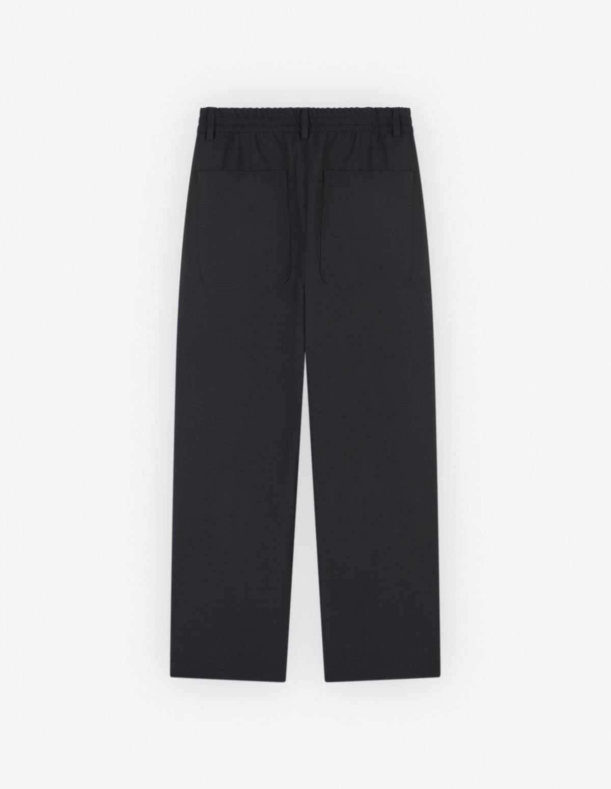  CROPPED PLEATED TAILORED PANTS IN LIGHT TECHNICAL WOOL 
