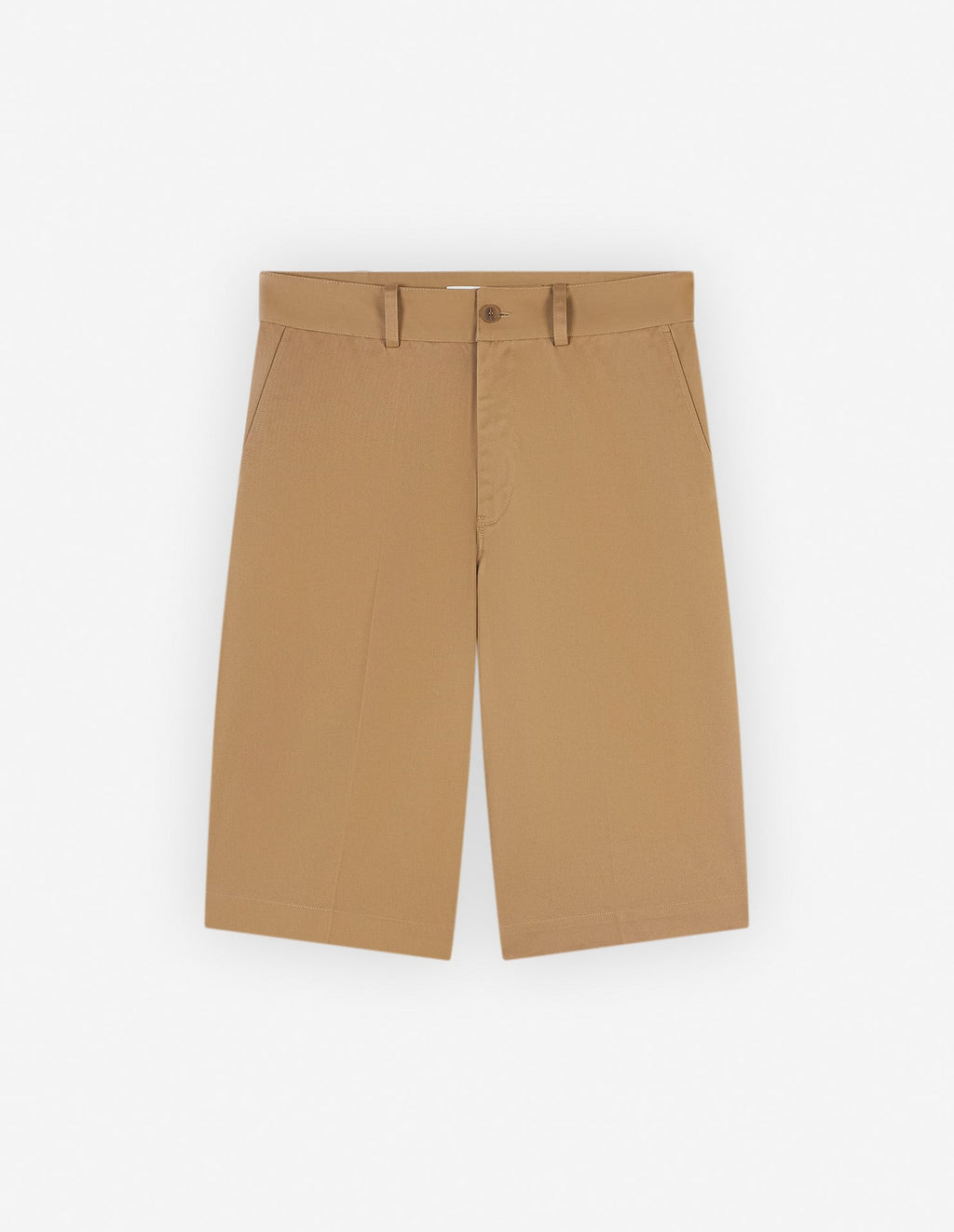  WIDE LEG CHINO BERMUDA IN COTTON WITH RUGBY PATCH