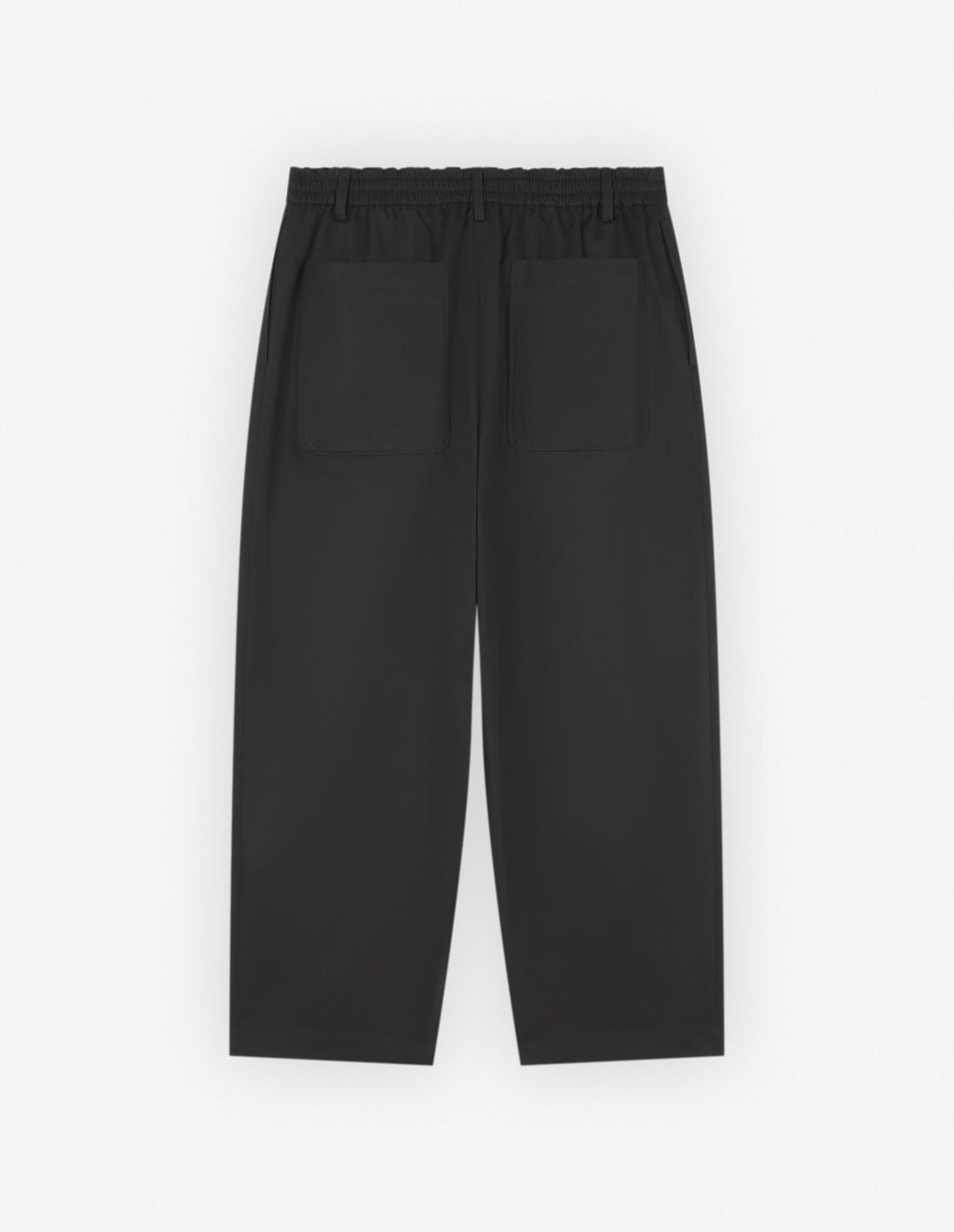  CROPPED PLEATED CHINO PANTS IN COTTON GABARDINE