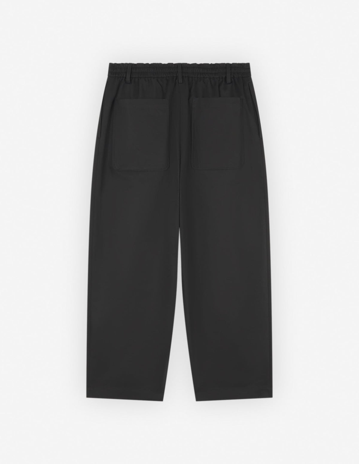  CROPPED PLEATED CHINO PANTS IN COTTON GABARDINE