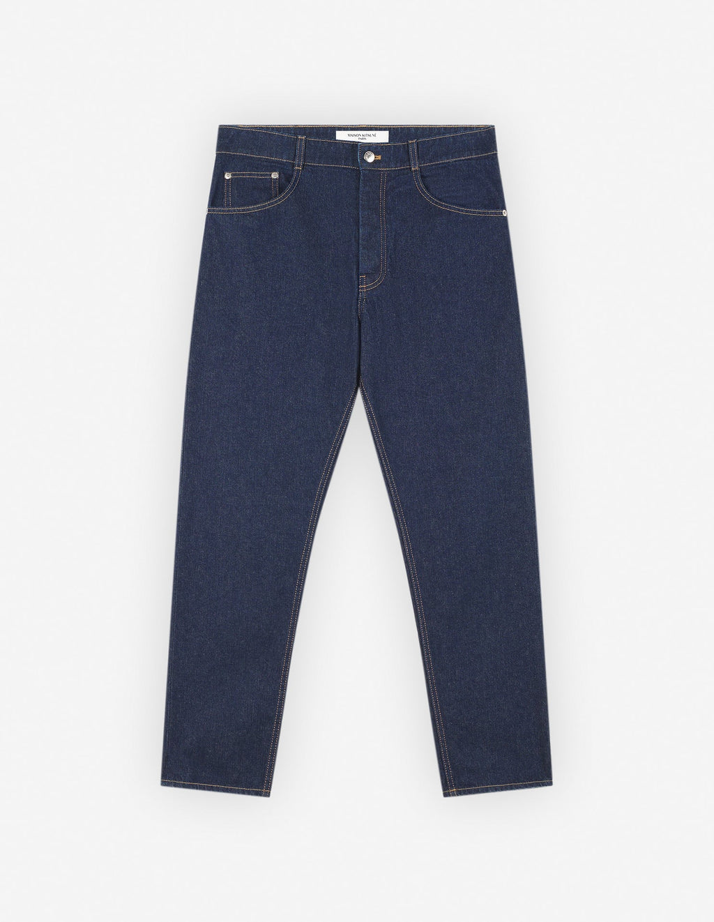  TAPERED JEANS IN INDIGO DENIM