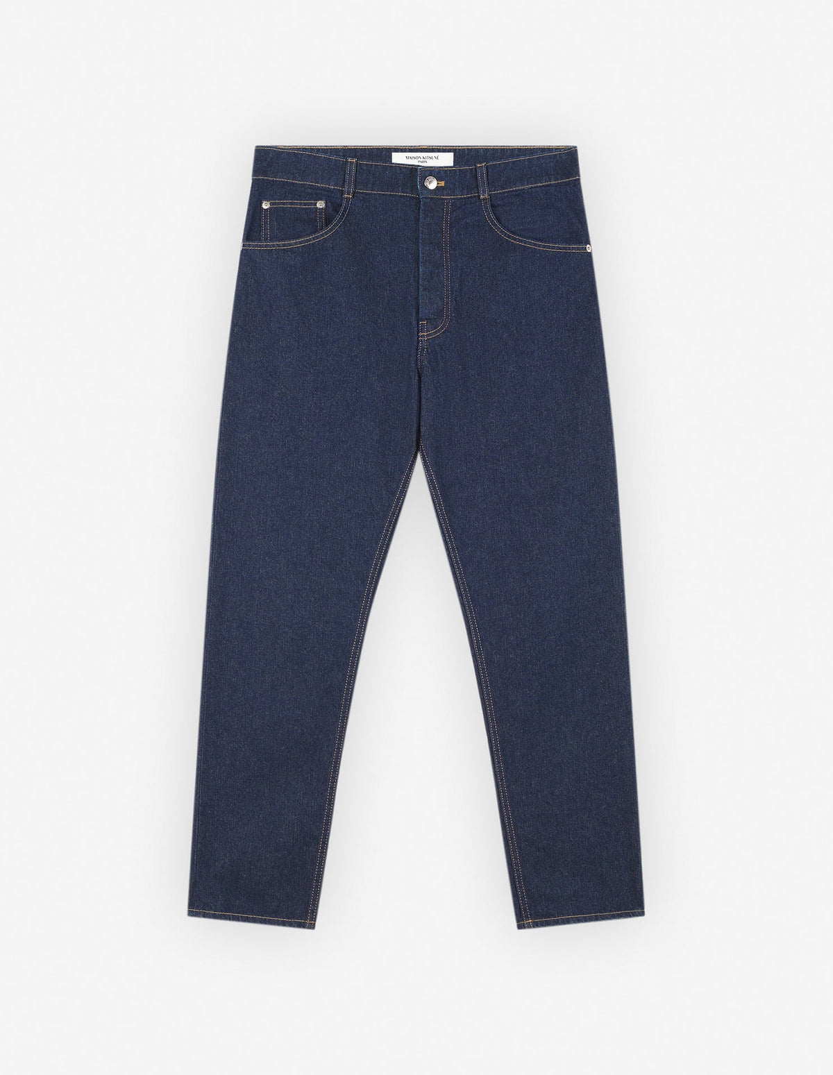  TAPERED JEANS IN INDIGO DENIM