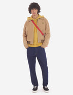  HARRINGTON JACKET IN TECHNICAL COTTON GABARDINEWITH BOLD FOX HEAD PATCH