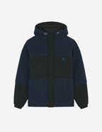  COLOR-BLOCK POLAR FLEECE BLOUSON WITH COLLEGE PATCH