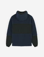  COLOR-BLOCK POLAR FLEECE BLOUSON WITH COLLEGE PATCH