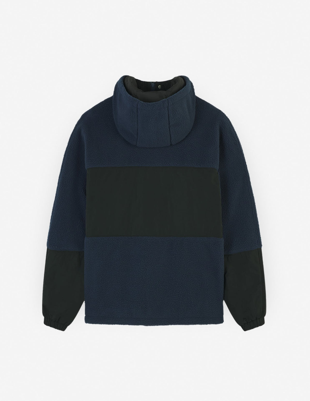 COLOR-BLOCK POLAR FLEECE BLOUSON WITH COLLEGE PATCH