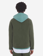  WORKWEAR JACKET IN COTTON TWILL WITH LOGO HANDWRITING