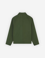  WORKWEAR JACKET IN COTTON TWILL WITH LOGO HANDWRITING