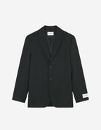  CASUAL SINGLE-BREASTED JACKET IN LIGHT TECHNICAL WOOL