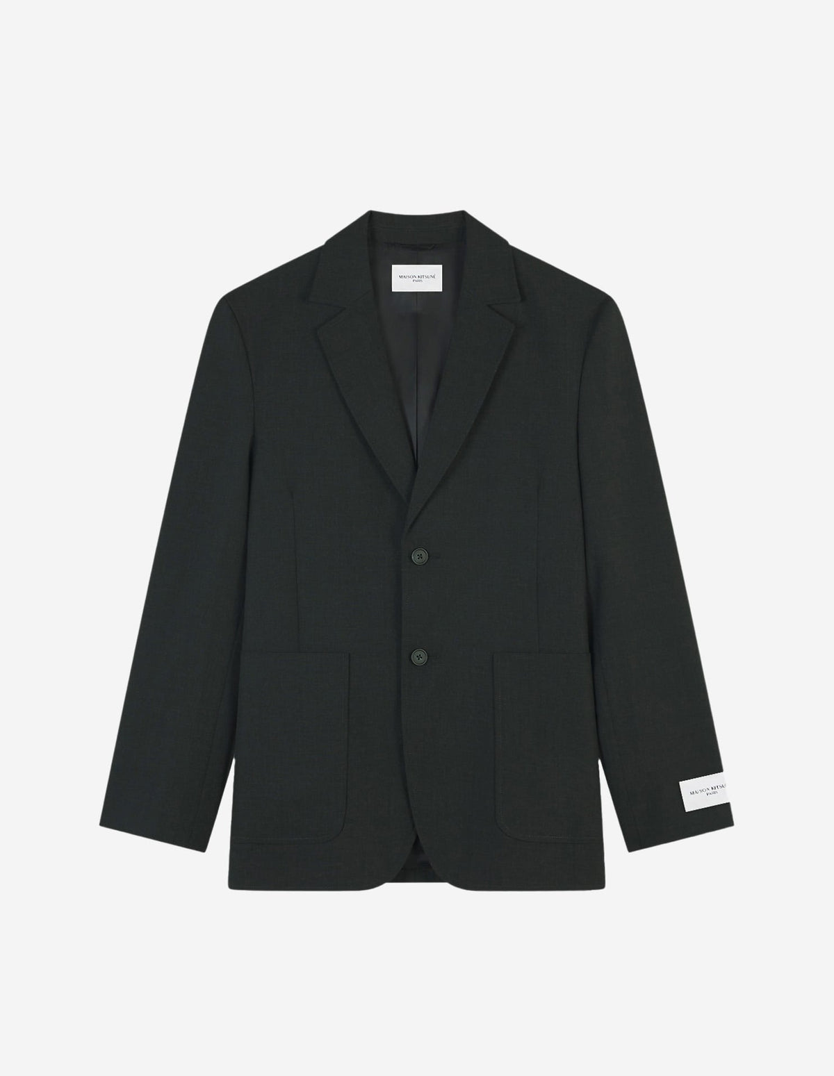  CASUAL SINGLE-BREASTED JACKET IN LIGHT TECHNICAL WOOL