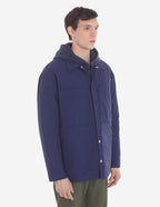  PADDED OVERSHIRT IN CRISPY NYLON WITH BOLD FOX HEAD PATCH