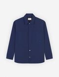  PADDED OVERSHIRT IN CRISPY NYLON WITH BOLD FOX HEAD PATCH
