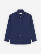  PADDED OVERSHIRT IN CRISPY NYLON WITH BOLD FOX HEAD PATCH