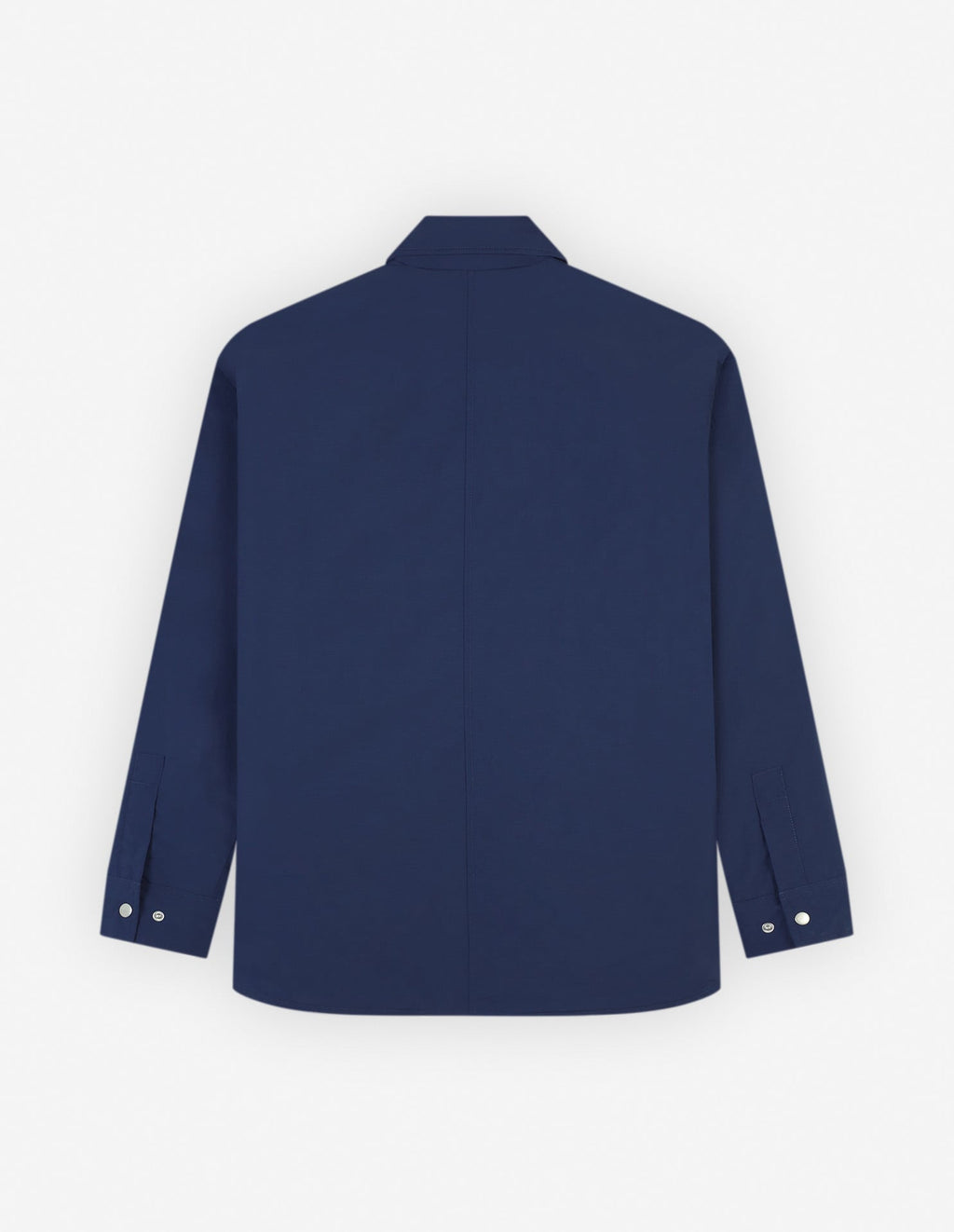  PADDED OVERSHIRT IN CRISPY NYLON WITH BOLD FOX HEAD PATCH