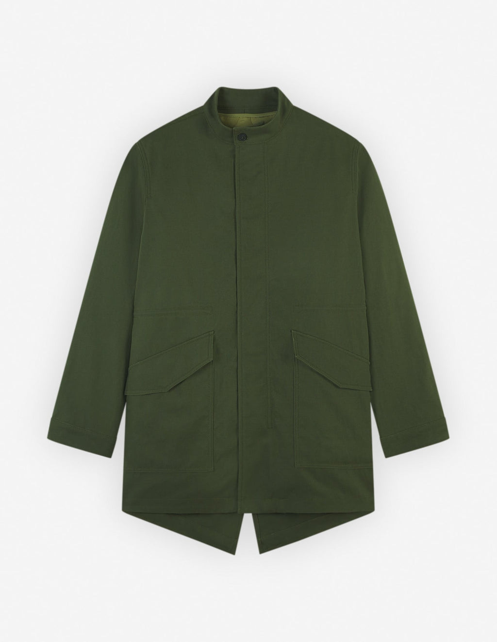  MILITARY PARKA WITH DETACHABLE LINING IN WASHED CO