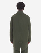  MILITARY PARKA WITH DETACHABLE LINING IN WASHED CO