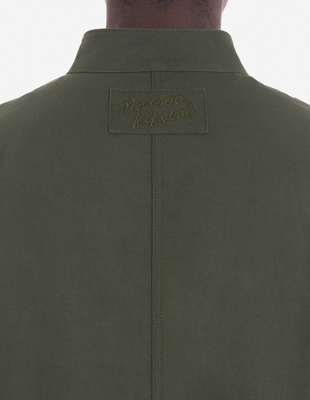  MILITARY PARKA WITH DETACHABLE LINING IN WASHED CO