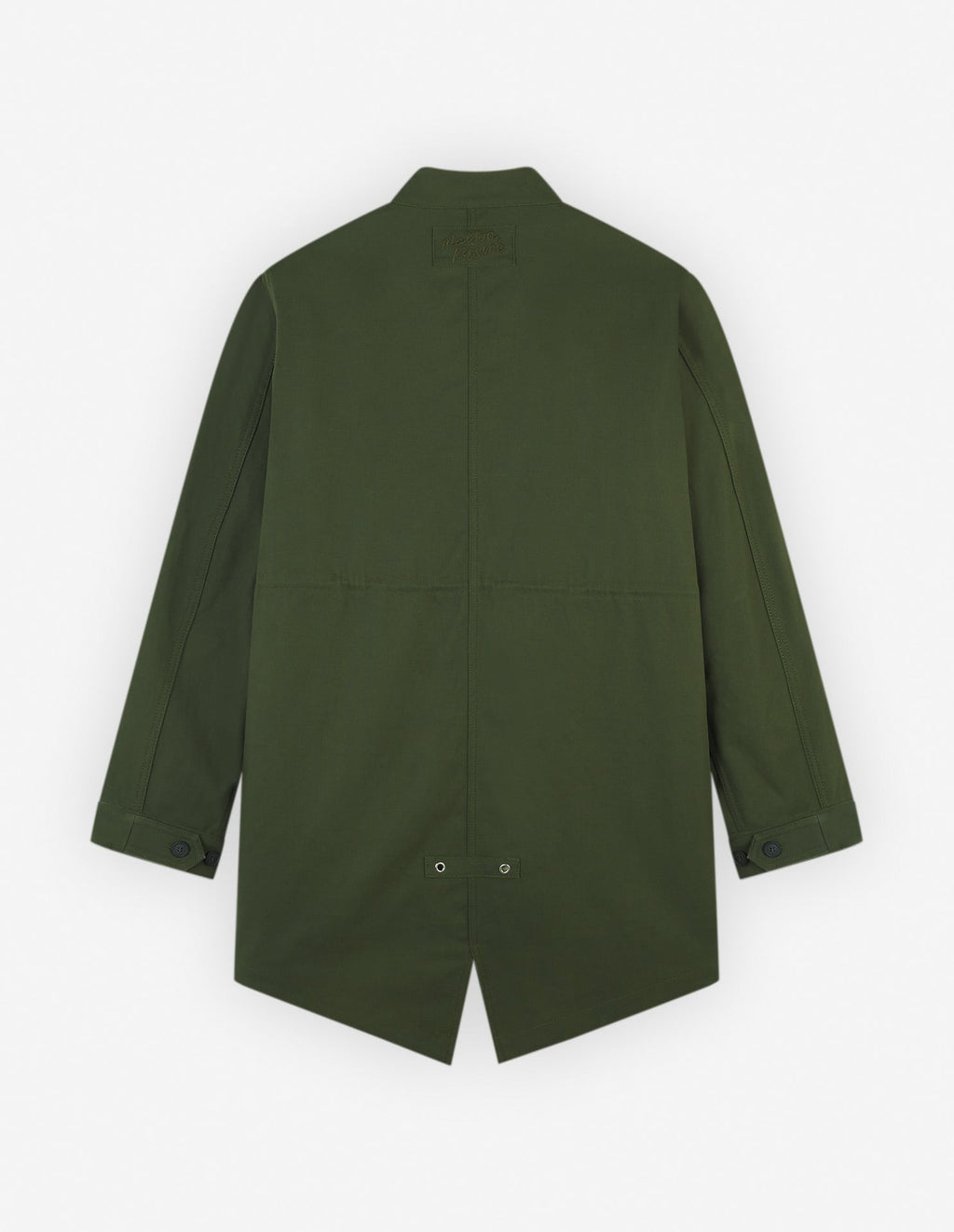  MILITARY PARKA WITH DETACHABLE LINING IN WASHED CO