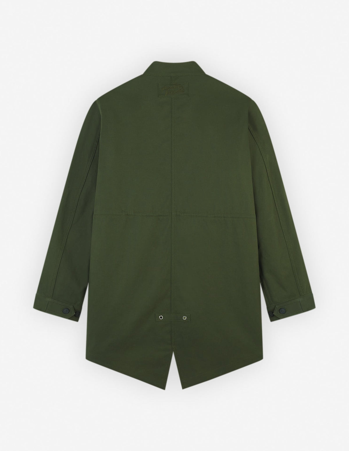  MILITARY PARKA WITH DETACHABLE LINING IN WASHED CO