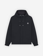  HOODED WINDBREAKER IN NYLON WITH GREY FOX HEAD PATCH