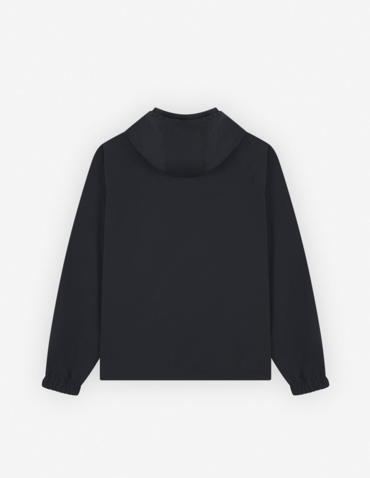  HOODED WINDBREAKER IN NYLON WITH GREY FOX HEAD PATCH
