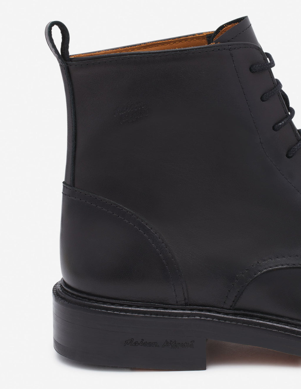  LEATHER LACE-UP BOOTS