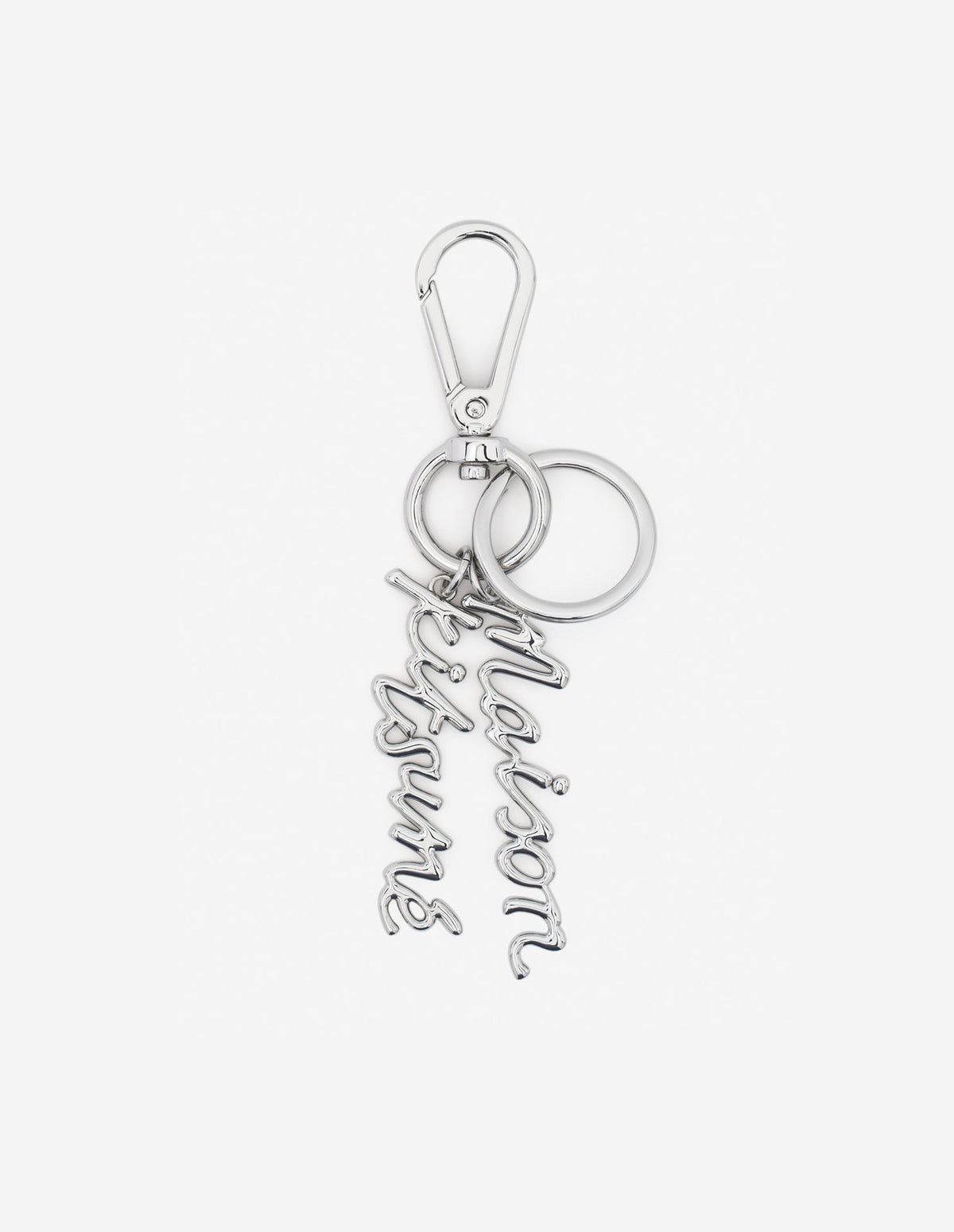  MAISON KITSUNE HANDWRITING METAL KEYRING