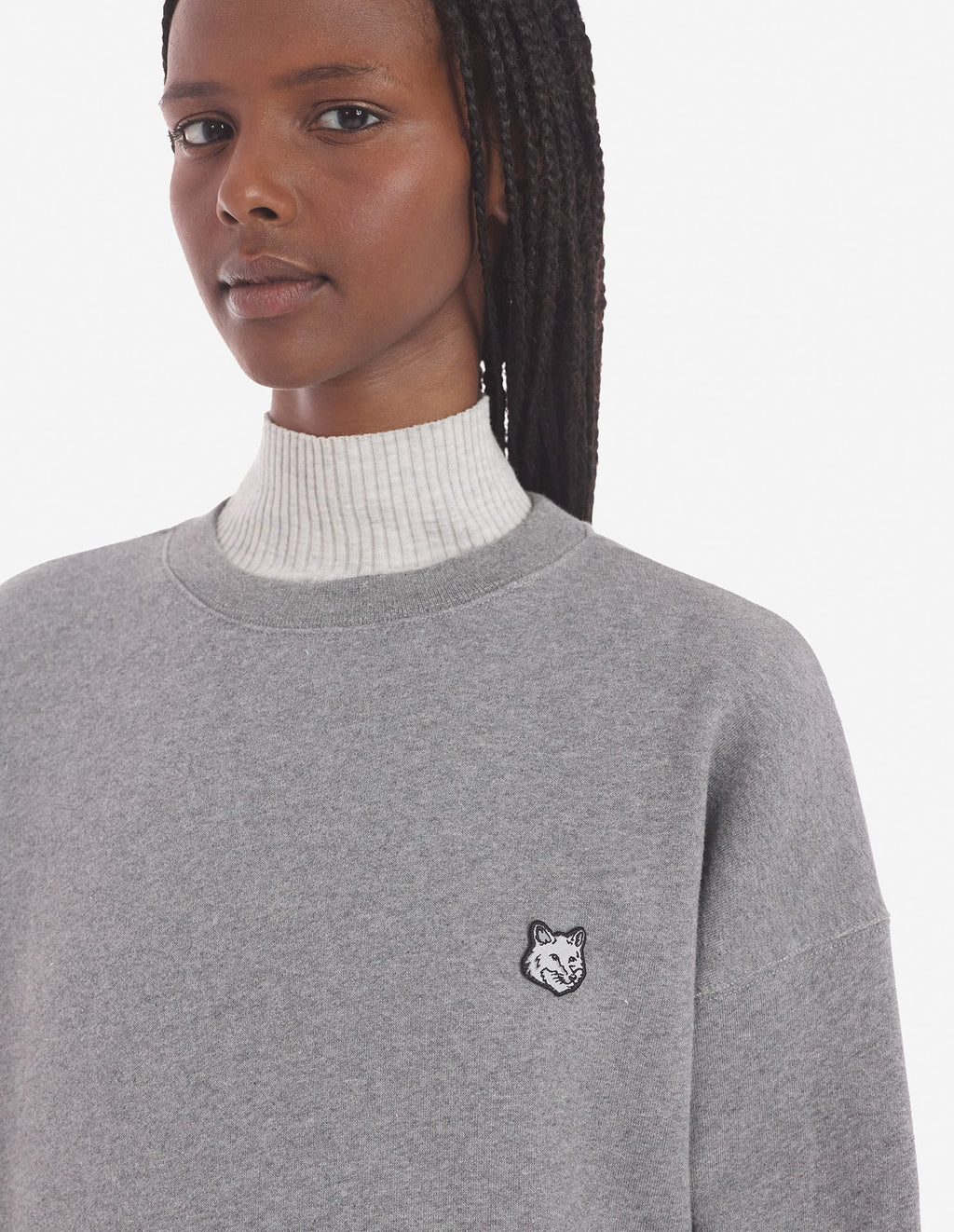  BOLD FOX HEAD PATCH COMFORT SWEATSHIRT